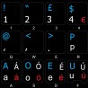 Dvorak UK non-transparent keyboard  stickers