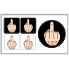 Finger sticker