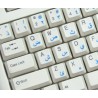 Arabic transparent keyboard stickers