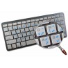 Pashto & Dari transparent keyboard stickers for Win 7