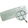 French QWERTY transparent keyboard stickers