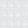 Romanian transparent keyboard  stickers