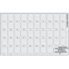 Norwegian transparent keyboard  stickers