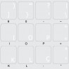 Portuguese (traditional) transparent keyboard  stickers