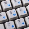 Ukrainian Russian transparent keyboard  stickers