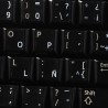 Spanish (Latin American) transparent keyboard  stickers