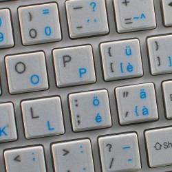 Swiss transparent keyboard  stickers