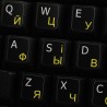 Russian Ukrainian-English non transparent keyboard  stickers