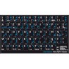 French AZERTY  Arabic non-transparent keyboard sticker