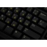 Spanish (traditional) - Russian non transparent keyboard  stickers