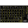 Armenian English non-transparent keyboard sticker