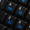 Polish Programmer transparent keyboard stickers