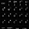 Commodore series CBM-II (P610,710,B128) non transparent keyboard stickers