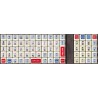 Commodore PET 2001 non transparent keyboard stickers