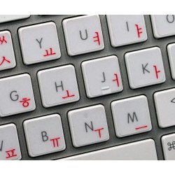 Apple Korean transparent keyboard sticker