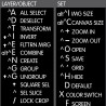 Photoshop reference keyboard hotkeys decals for Windows