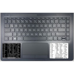 Photoshop reference keyboard hotkeys decals for Windows