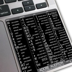 Audition reference keyboard hotkeys decals for Mac OS