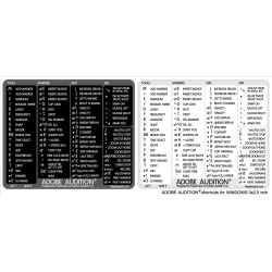 Audition reference keyboard hotkeys decals for Windows