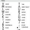 Illustrator reference keyboard hotkeys decals for Mac OS