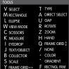 InDesign reference keyboard hotkeys decals for Windows