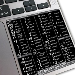 Lightroom reference keyboard hotkeys decals for Mac OS