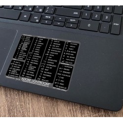 Lightroom reference keyboard hotkeys decals for Windows