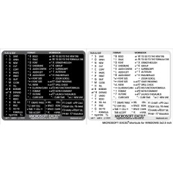 Excel reference keyboard hotkeys decals for Windows