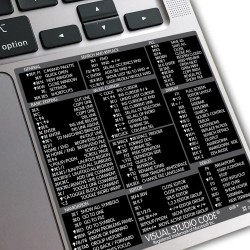 Visual Studio reference keyboard hotkeys decals for Mac OS