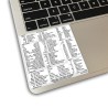 Visual Studio reference keyboard hotkeys decals for Mac OS