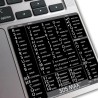 3ds Max reference keyboard hotkeys decals for Mac OS