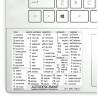 Maya reference keyboard hotkeys decals for Windows