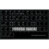 Yoruba non transparent keyboard  stickers