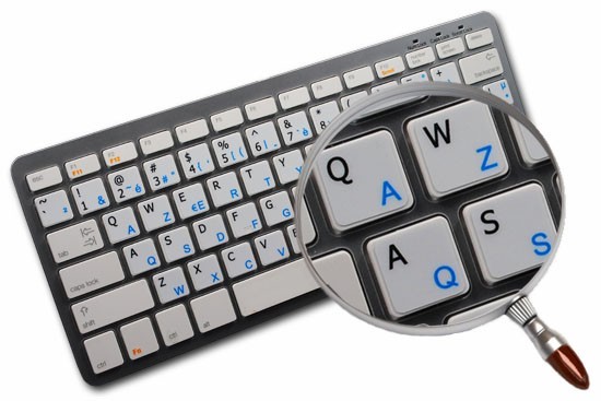 Arabe English AZERTY Clavier autocollant Non Algeria