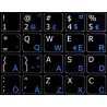 Swedish/Finnish- English non transparent keyboard stickers