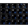 Norwegian - English non transparent keyboard  stickers