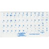 Belgian French transparent keyboard stickers