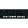 Apple French Canadian English non-transparent keyboard sticker