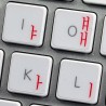 Apple Korean transparent keyboard sticker