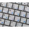 Apple Danish English non-transparent keyboard sticker