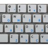 Apple Danish English non-transparent keyboard sticker