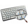 Apple Danish English non-transparent keyboard sticker