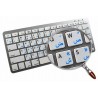 Apple Farsi Persian English non-transparent keyboard sticker