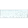 Apple French AZERTY non-transparent keyboard sticker