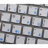 Apple German English non-transparent keyboard sticker