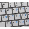 Apple Hebrew English non-transparent keyboard sticker