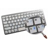 Apple Hebrew English non-transparent keyboard sticker