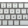 Apple Norwegian non-transparent keyboard sticker