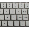 Apple Swiss multilingual non-transparent keyboard sticker