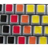 Learning Blank Colored non transparent keyboard stickers